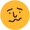 不适 — 情绪图标