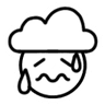 Gloomy — personality trait icon