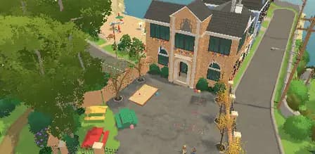 Aerial preview of ElementarySchool in Melanino, Paralives