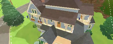 Aerial preview of Founders' House in Melanino, Paralives