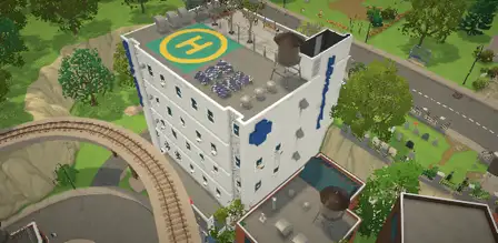 Aerial preview of Hospital in Melanino, Paralives