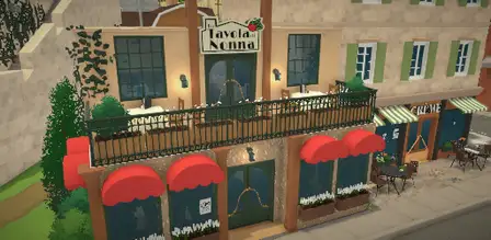 Aerial preview of La Tavola di Nonna in Melanino, Paralives