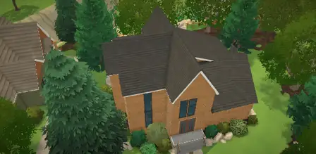 Aerial preview of PlayerLot Chalet in Melanino, Paralives