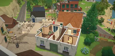 Aerial preview of PlayerLot Plaza 2 in Melanino, Paralives