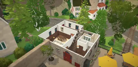 Aerial preview of PlayerLot Train in Melanino, Paralives